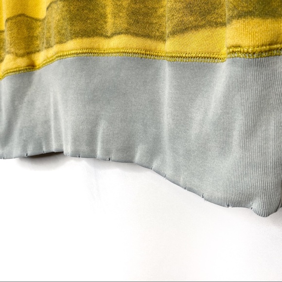 We The Free Yellow Striped Lion Sweater Large - Picture 3 of 9